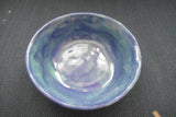 Blue and Aqua Glazed Slump Bowl