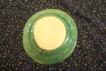 Teal Lace Embossed Freeform Trinket Dish