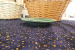Teal Lace Embossed Freeform Trinket Dish
