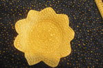 Light Tan Lace Embossed Large Trinket Dish