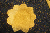 Light Tan Lace Embossed Large Trinket Dish