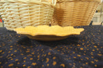 Light Tan Lace Embossed Large Trinket Dish