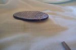 Leaf Pattern Embossed Teal Spoon Rest