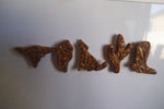 Southwest Themed " Leather" Emossed Refrigerator Magnets, Set of 5