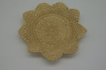 Light Tan Lace Embossed Large Trinket Dish