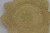 Light Tan Lace Embossed Large Trinket Dish