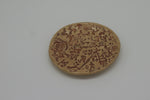 Brown and Tan Cave Drawing Embossed Small TRinket Dish