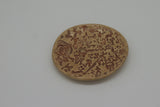 Brown and Tan Cave Drawing Embossed Small TRinket Dish