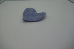 Blue and Purple Lace Embossed Heart Trinket Dish