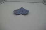 Blue and Purple Lace Embossed Heart Trinket Dish